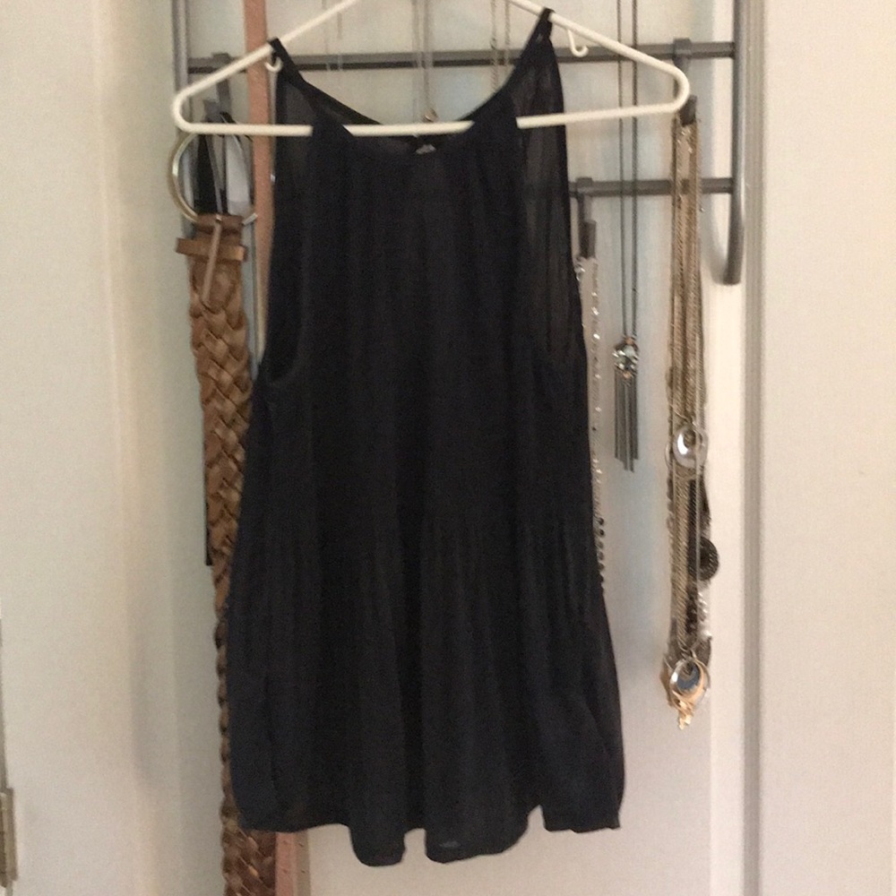 Cute charcoal smocked tank